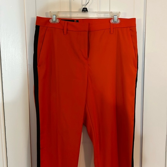 Wildfang empowered color block slim cropped pant, size 12 - Picture 1 of 4